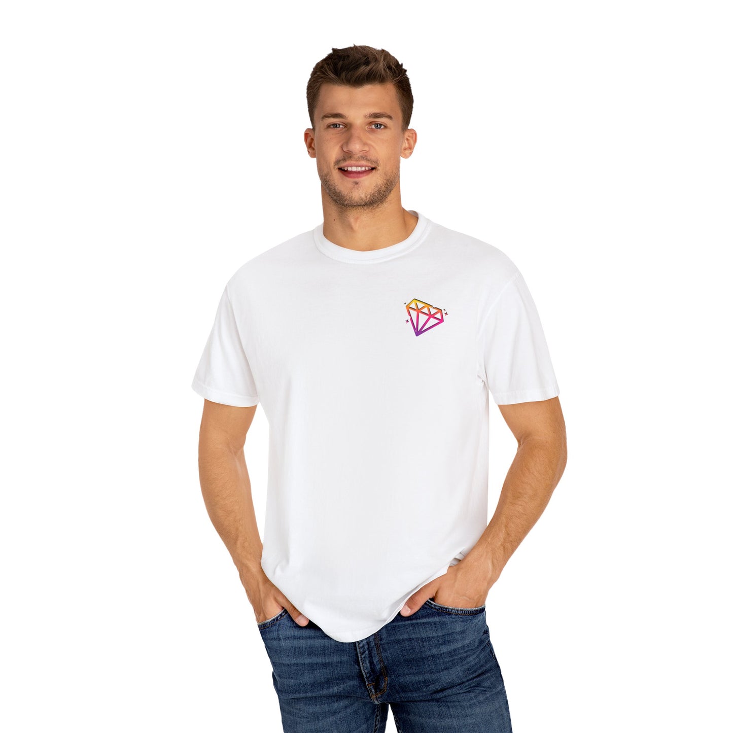 Summer on the Inside T-Shirt (3 colours) - Unisex Garment-Dyed Tee, Casual Wear, Beach Look, Gift for Friends, Summer Vibes, Colorful Apparel