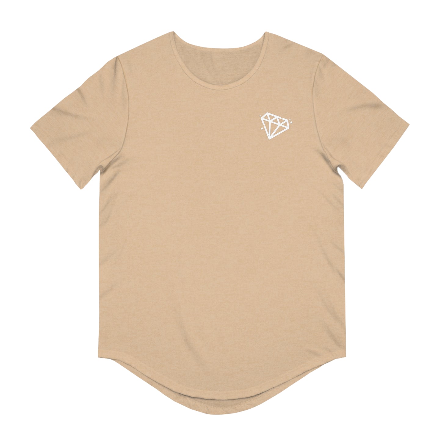 Men's Jersey Curved Hem Tee