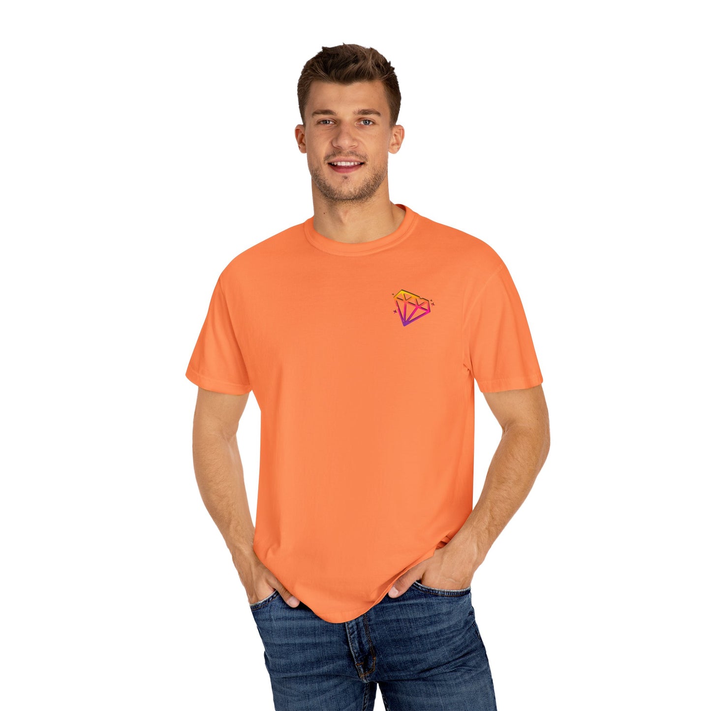 Summer on the Inside T-Shirt (3 colours) - Unisex Garment-Dyed Tee, Casual Wear, Beach Look, Gift for Friends, Summer Vibes, Colorful Apparel