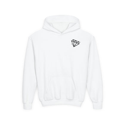 Youth Diamond Design Hoodie - Cozy & Stylish Sweatshirt for Kids