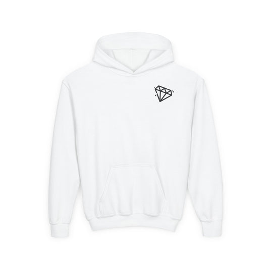 Youth Diamond Design Hoodie - Cozy & Stylish Sweatshirt for Kids