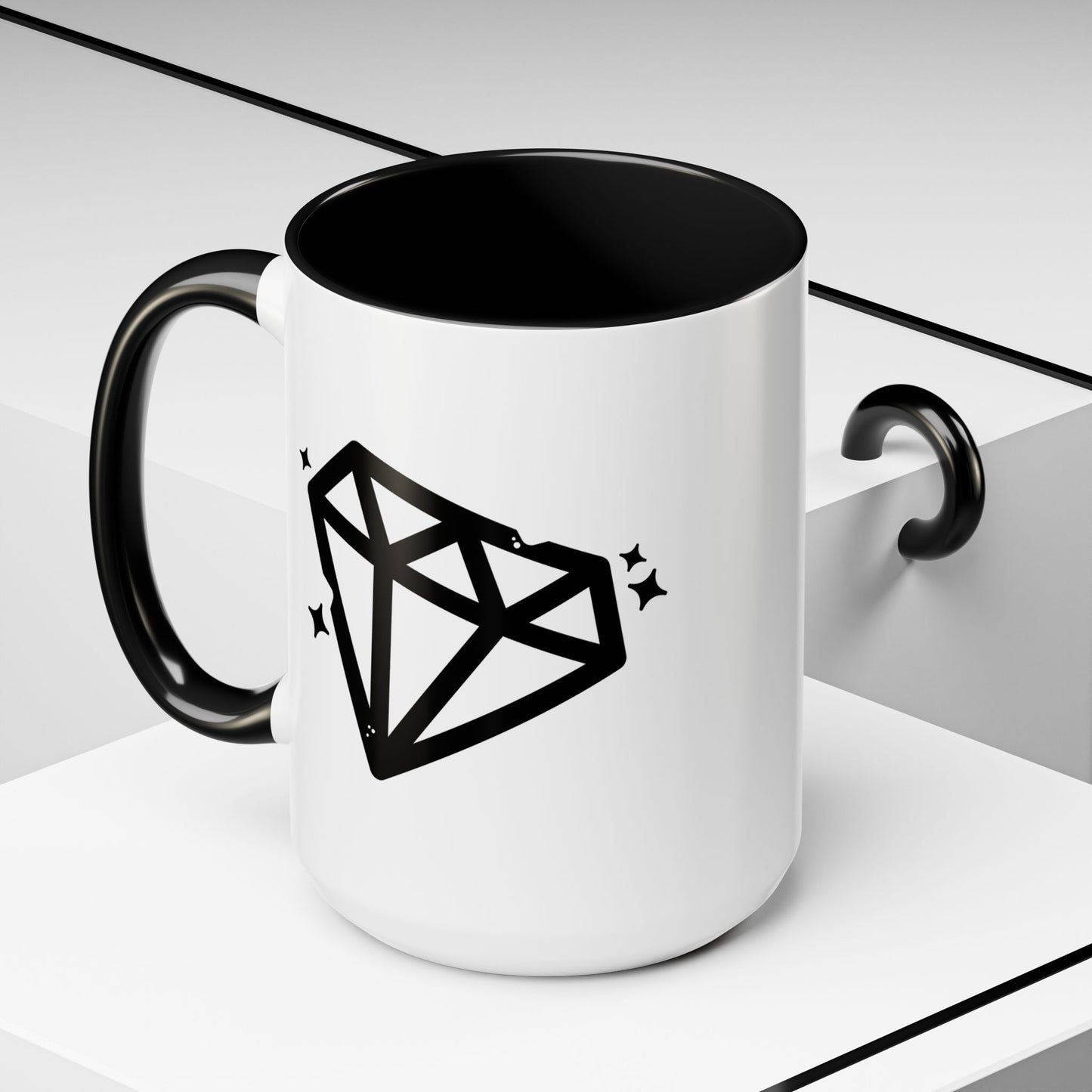 Chipped Diamond Coffee Mug